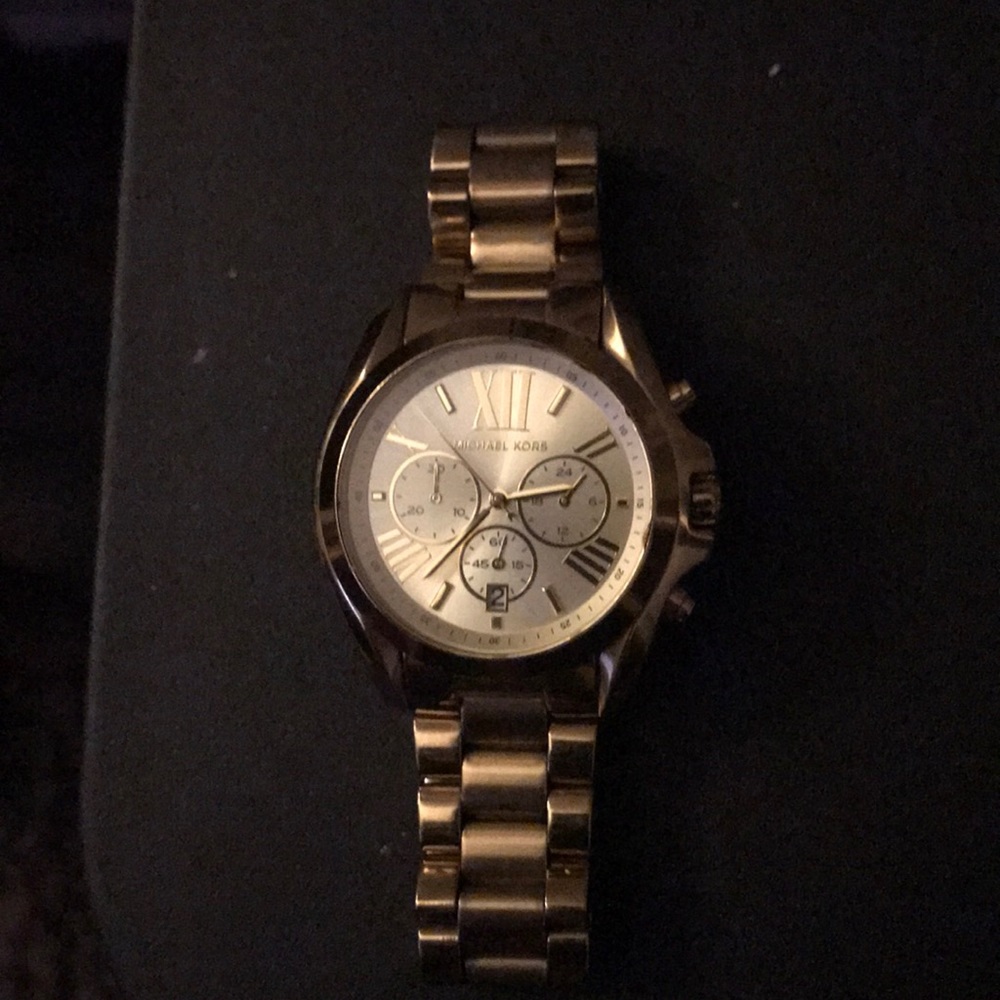 Yellow gold Michael Kors watch